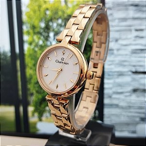 Relogio champion feminino dourado CF25509H