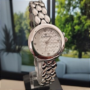 Relogio feminino champion prata CF25590Q