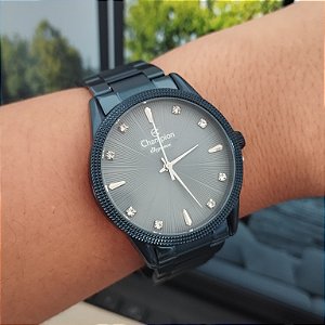 Relogio champion feminino azul CN25823A