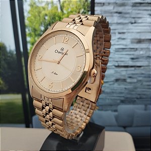 Relogio feminino champion dourado CN21121X