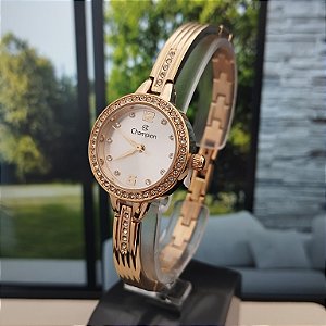 Relogio feminino champion dourado CF24331H