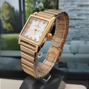 Relogio feminino champion dourado CF24135H