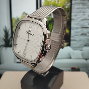 Relogio feminino champion prata CN21292Q