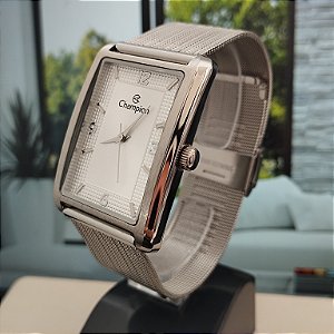 Relogio feminino champion prata CN21309Q
