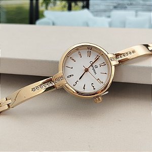 Relogio feminino champion dourado CF24948H