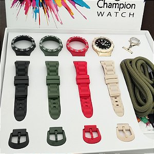 Kit Relogio Champion CP31001N