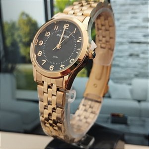 Relogio feminino mondaine dourado 32796LPMKDE2