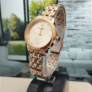 Relogio feminino nossa senhora mondaine dourado 99749LPMKDE1