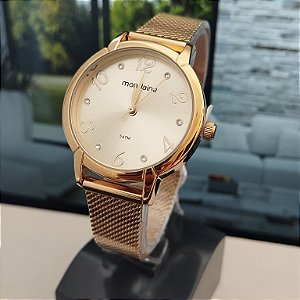 Relogio feminino mondaine dourado 32702LPMVDE1