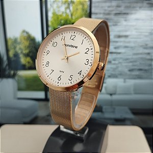 Relogio feminino monadaine dourado 36004LPMVDE1