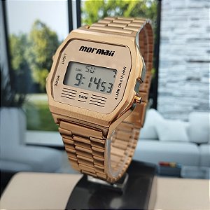 Relogio Mormaii Digital Dourado MOBJ3808AB/4D