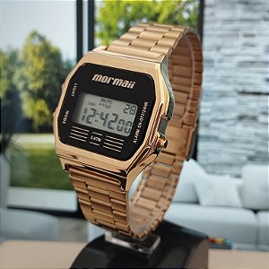 Relógio Unissex Mormaii Dourado MOBJ3808AB/4P