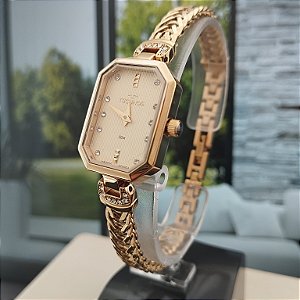 Relogio feminino technos dourado 5Y20LW/1D