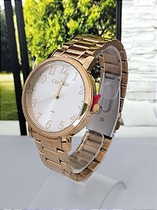 Relogio feminino condor dourado CO2035NFX/4K