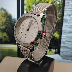 Relógio Mormaii Feminino Prata MO2036KC/1K