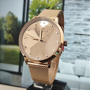 Relogio feminino technos dourado 203AAG/1D