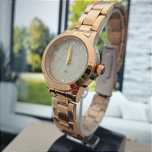 Relogio feminino condor dourado CO2036MXF/4X