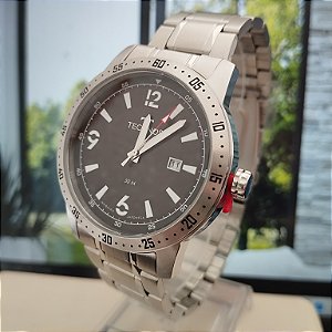 Relógio Technos Masculino Militar Prata - 2115UCB/1P