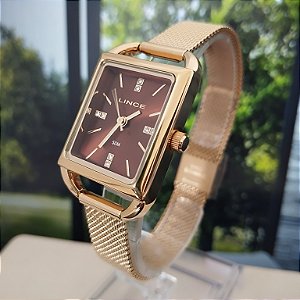 Relógio Lince Feminino Dourado LQG4766L25 N1KX