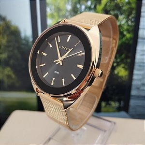 Relógio Urban Feminino Analógico Dourado LRGJ175L38/P1KX