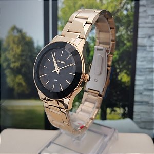Relogio feminino Lince dourado LRG4776L32P1KX