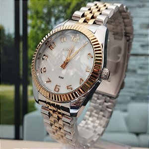 Relógio Lince Dress Prata Dourado LRTJ176L36 S2SK