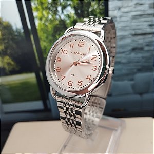 Relógio Lince Feminino Casual Prateado LRMM028l36 S2SX