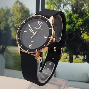 Relogio feminino Lince preto LRPH255L35P2PX