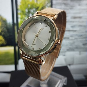 Relógio Lince Feminino Analógico Dourado LRG4807L34 S1KX