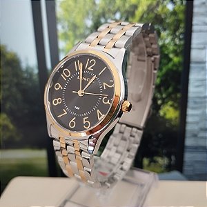 Relogio feminino Lince prata com dourado LRTM041L34P2SK
