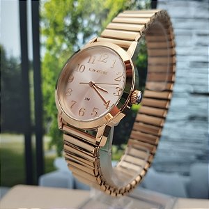 Relógio Feminino Lince Dourado LRGH266L32S2X