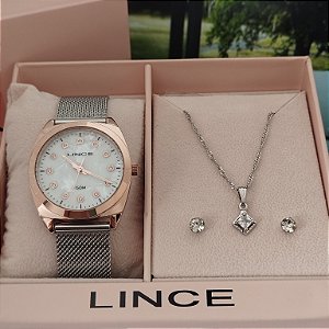 Kit Relógio Feminino Lince LRTH276L34/K0KE