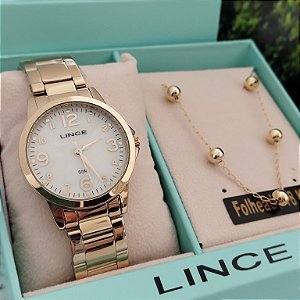 Kit Relógio Feminino Lince LRG4847L32/K0IB