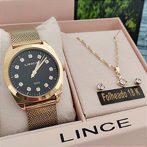 Kit Relógio Feminino Lince LRGH276L34/K0IT