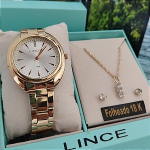 Kit Relógio Feminino Lince LRTM049L36/K0H6