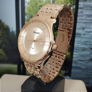 Relogio masculino dourado Orient MGSS1127C1KX