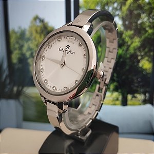 Relogio feminino Champion prata CF25723Q