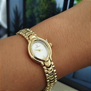 Relogio Feminino Champion Dourado CF24475H