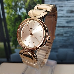 Relogio feminino Lince dourado LRGH048L/C1KX