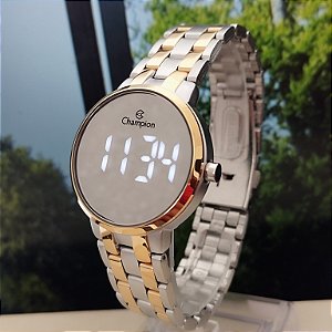 Mini Relógio Champion Feminino Digital Espelhado Misto - CH48153S