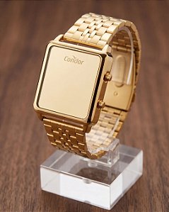Relógio Condor Feminino COMDI202AKC/4D Espelhado Dourado