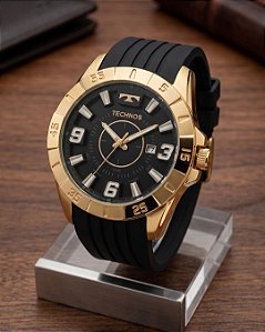 Relogio Technos masculino preto 2115KZA/8P