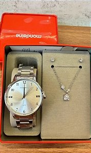 Kit Relogio feminino Mondaine 99923L0MKNE2K1
