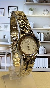 Relogio feminino Mondaine dourado 32917LPMVDM1