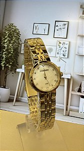 Relogio feminino Mondaine Dourado - 32746LPMVDE1