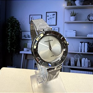 Relogio feminino Mondaine prata 32911L0MVNE2