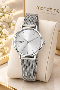 Relógio Mondaine Feminino Prata - 3117L0MVNE2