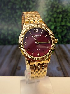 Relogio feminino Mondaine dourado 32919LPMVDE2