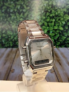 Relogio feminino Mondaine prata 32216L0MVNE3