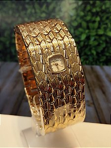 Relogio feminino Mondaine dourado - 33046LPMVDM1